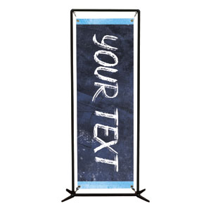 Blue Revival Your Text 2' x 6' Banner