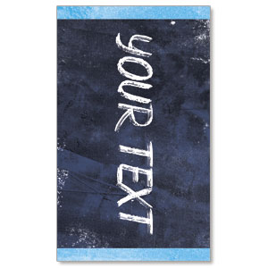 Blue Revival Your Text 3 x 5 Vinyl Banner